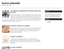 Tablet Screenshot of bijoux-annuaire.fr